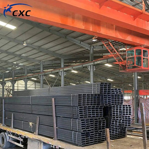 Black Rectangular Steel Tube